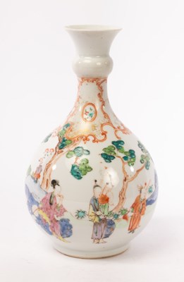 Lot 737 - A Chinese famille rose porcelain vase, 18th...