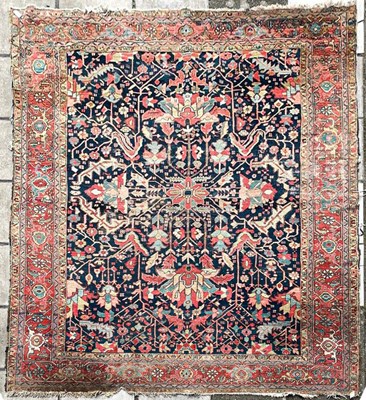 Lot 866 - A Heriz carpet, North West Persia, circa 1900,...