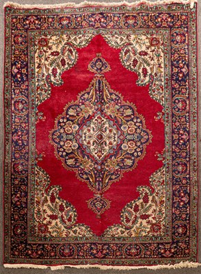 Lot 873 - A Tabriz carpet, North West Persia, the...