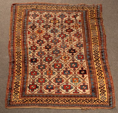 Lot 875 - A Kazak rug, South Caucasus, circa 1890, the...