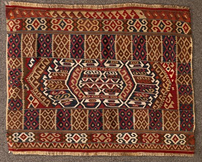 Lot 893 - A Malatya kilim bagface, Central Anatolia,...