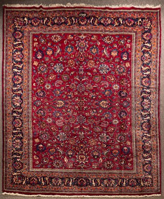 Lot 907 - A Meshed carpet, North East Persia, the...