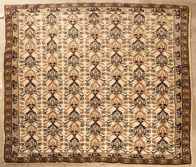 Lot 921 - A hand woven rug, possibly Moroccan, circa...