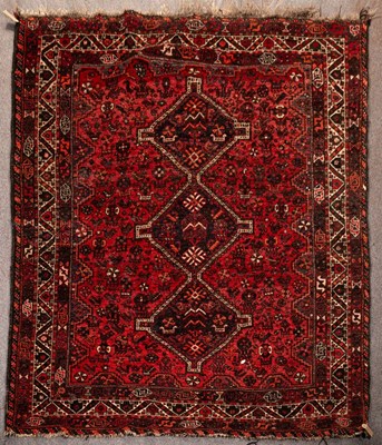 Lot 923 - A Shiraz rug, South West Persia, late 20th...