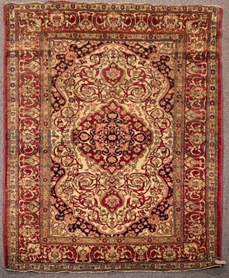 Lot 932 - An Isfahan rug, Central Persia, early 20th...