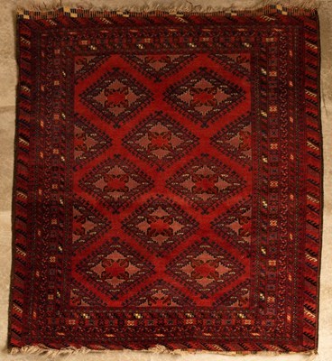 Lot 935 - An Afghan Bokhara rug, with original kilim...