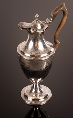 Lot 61 - A George III silver claret jug, Peter & Ann...