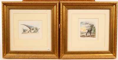 Lot 261 - John Sibbick (19th/20th Century)/Four Studies...