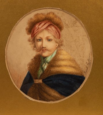 Lot 282 - English School, circa 1828/Portrait of a...