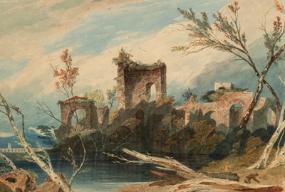 Lot 307 - English School, early 19th Century/Landscape...