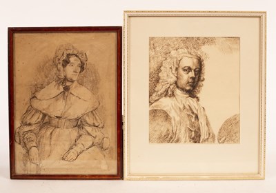 Lot 326 - English School, circa 1835/Portrait of a...