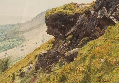 Lot 330 - Peter Kellow (20th Century)/Rock Slope/Cornish...