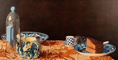 Lot 348 - Tom Elliott (born 1965)/Still Life of Delft...