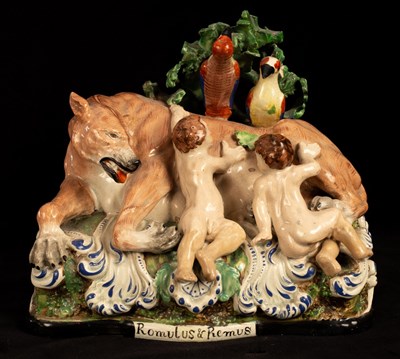 Lot 397 - A Staffordshire pearlware figure group of...