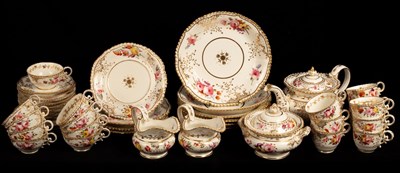 Lot 450 - A Coalport Pembroke pattern tea service,...