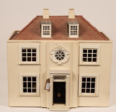 Lot 527 - An early 20th Century painted doll's house, 61....