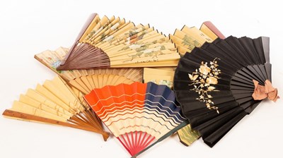 Lot 528 - A quantity of assorted fans/Provenance: The...