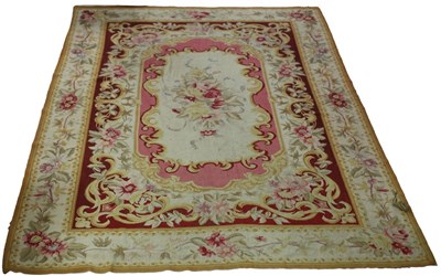 Lot 584 - An Aubusson style woven carpet, 270cm x...