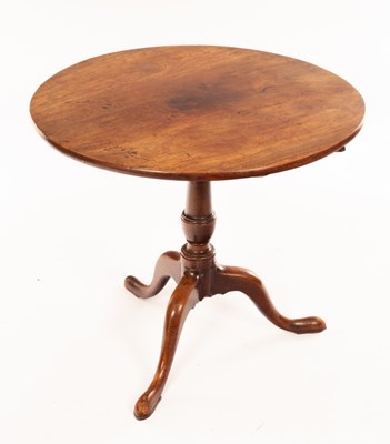 Lot 589 - A George III mahogany supper table, on turned...