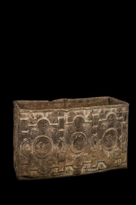 Lot 1100 - A William and Mary rectangular lead cistern,...