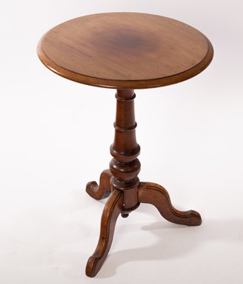 Lot 1178 - A Victorian walnut tripod table, the circular...