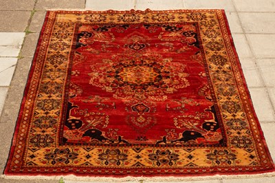 Lot 1266 - A North West Persian Heriz carpet, 325cm x 210cm