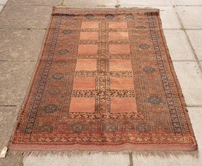 Lot 1269 - An Afghan village rug of geometric design,...