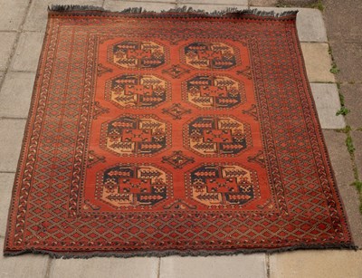 Lot 1274 - An Afghan carpet, 2nd half 20th Century