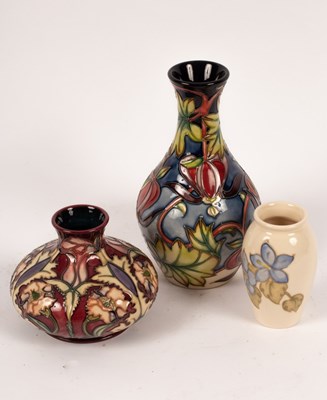 Lot 1321 - A Moorcroft pottery vase, by Shirley Hayes,...