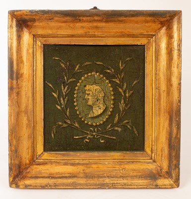 Lot 1421 - A silkwork picture of a terrier, 15cm x 11cm...