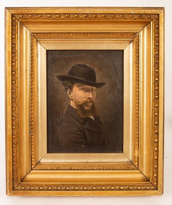 Lot 1421 - A silkwork picture of a terrier, 15cm x 11cm...
