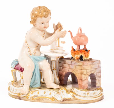 Lot 770 - A 19th Century Meissen model