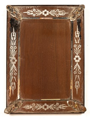 Lot 341 - A Venetian style mirror