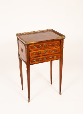 Lot 422 - A Louis XVI style side table