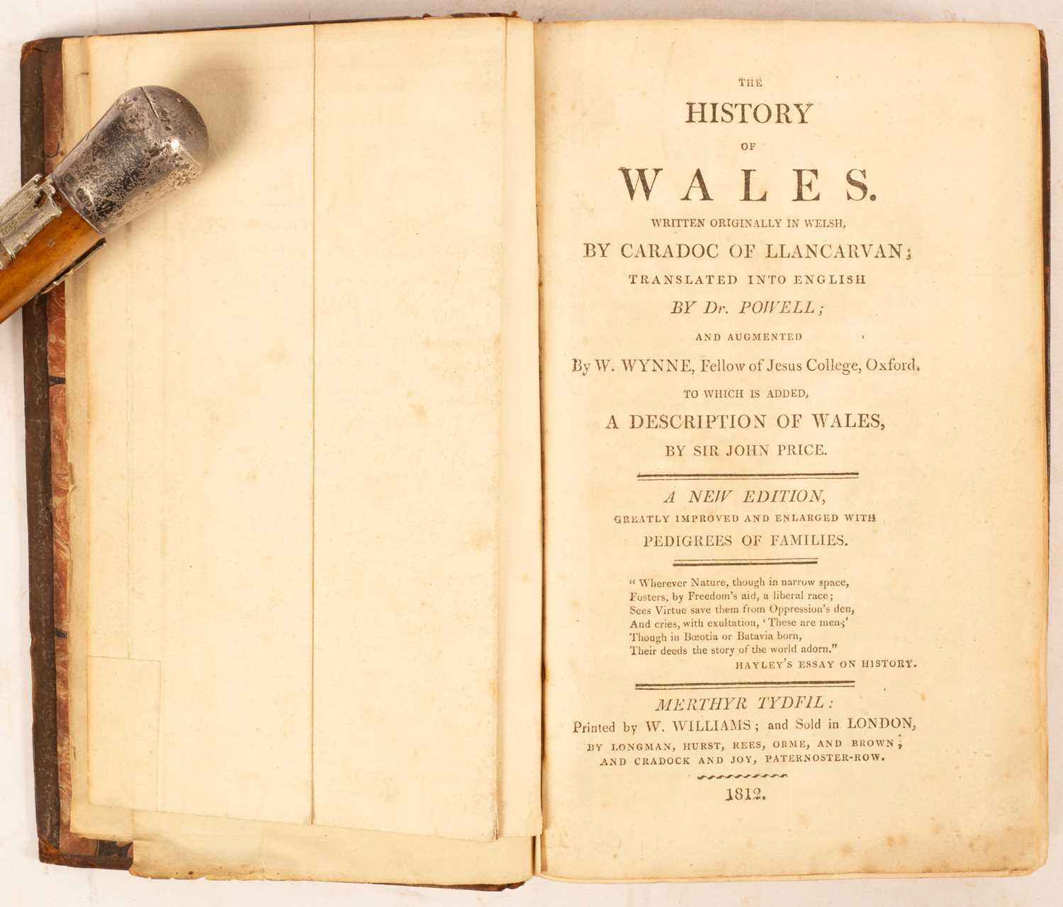 Lot 187 - Caradoc of Llancarvan, History of Wales