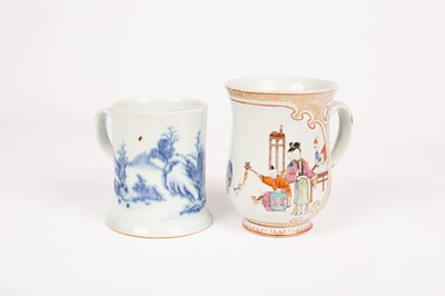 Lot 89 - Two Chinese porcelain mugs