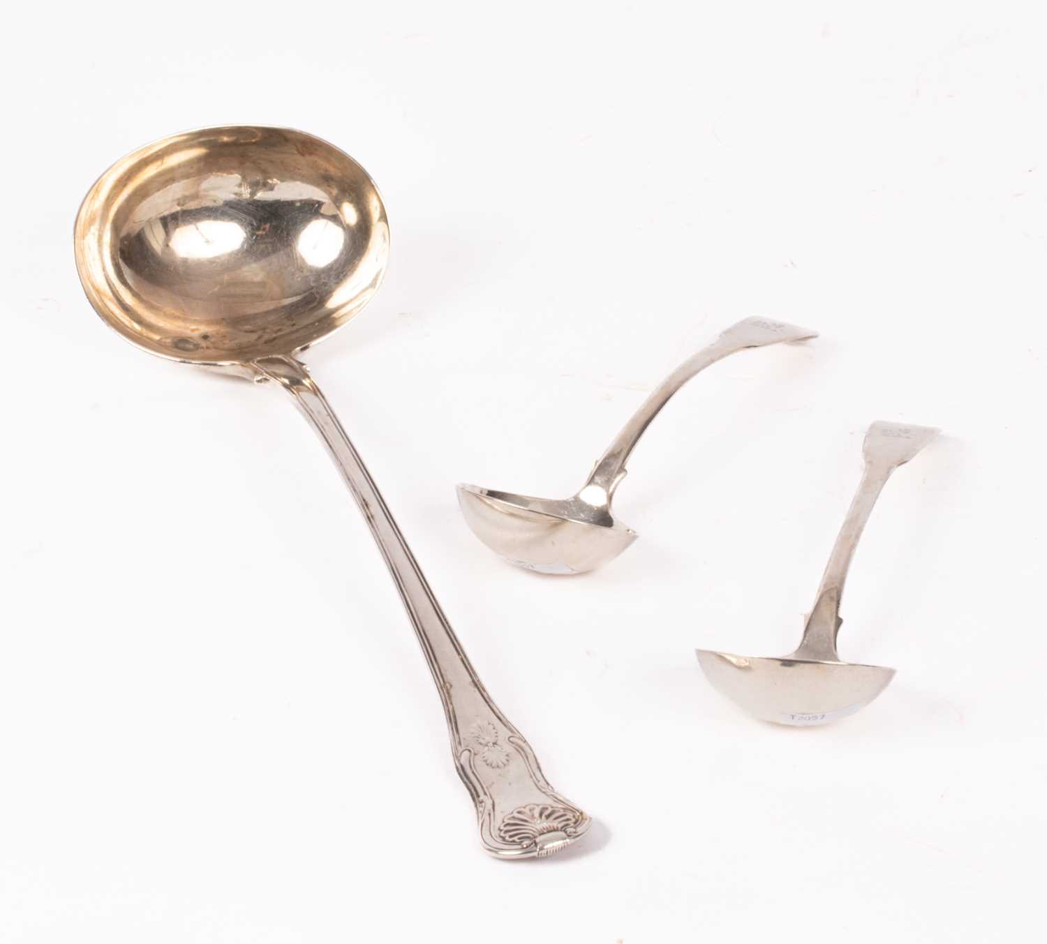 Lot 39 - A George III silver soup ladle