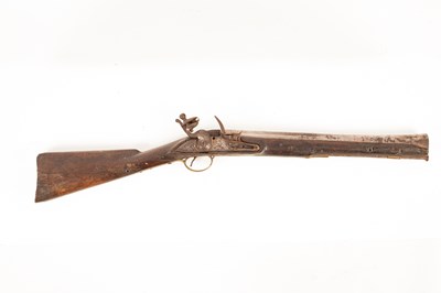 Lot 214 - A flintlock blunderbuss