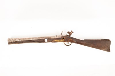 Lot 214 - A flintlock blunderbuss