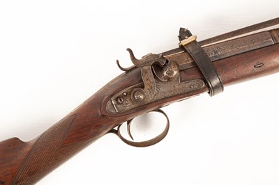 Lot 215 - A percussion cap blunderbuss by Clough & Sons