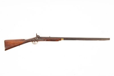 Lot 217 - A Victorian Enfield percussion cap rifle