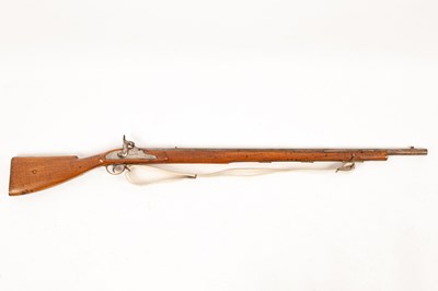 Lot 219 - A percussion cap rifle