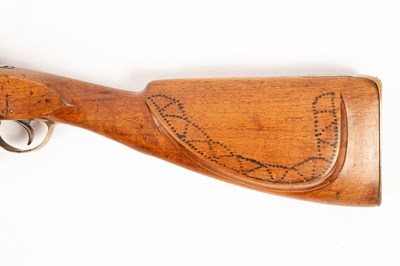 Lot 219 - A percussion cap rifle