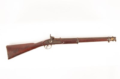 Lot 222 - A percussion cap rifle