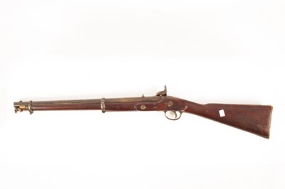 Lot 222 - A percussion cap rifle