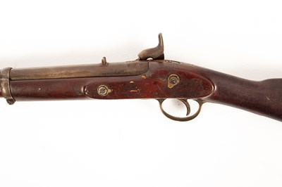 Lot 222 - A percussion cap rifle