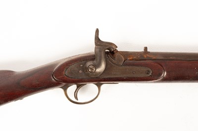 Lot 222 - A percussion cap rifle