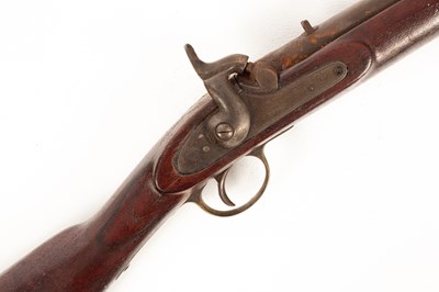 Lot 222 - A percussion cap rifle