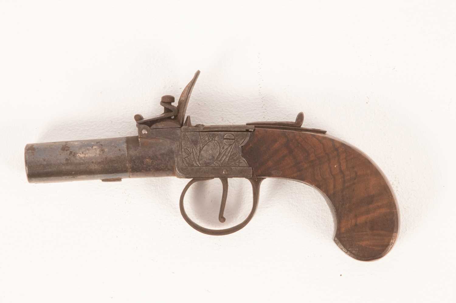 Lot 225 - A Queen Anne flintlock pistol