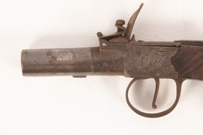 Lot 225 - A Queen Anne flintlock pistol